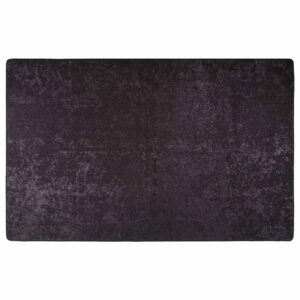 Corwin 150cm Polyester Washable Anti-Slip Rug In Anthracite